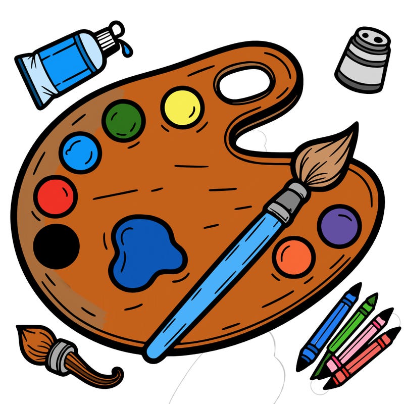 artist paint palette