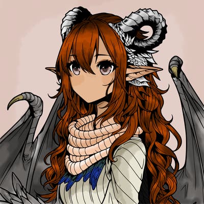 dragon girl realistic fantasy