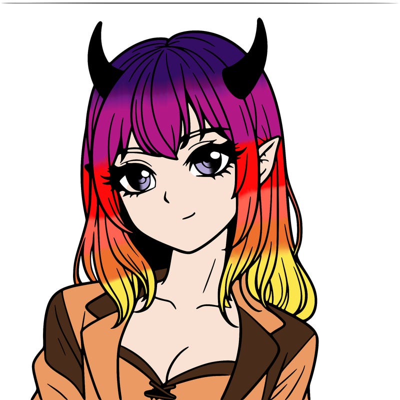 realistic devil girl