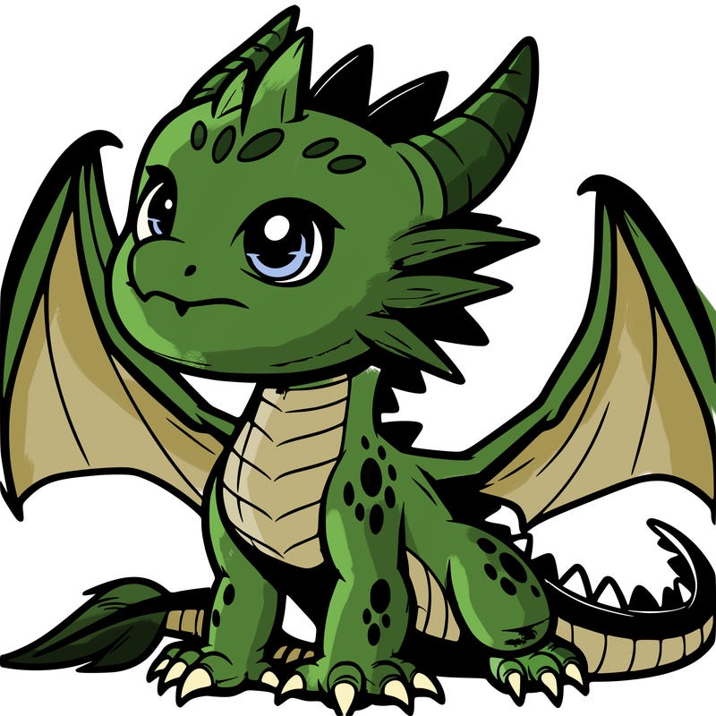fierce baby night dragon