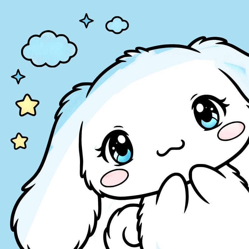 anime cinnamoroll cute fluffy