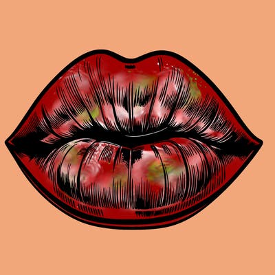 realistic lips
