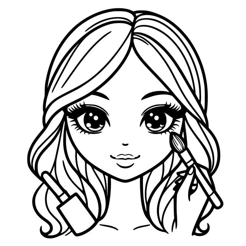 makeup girl