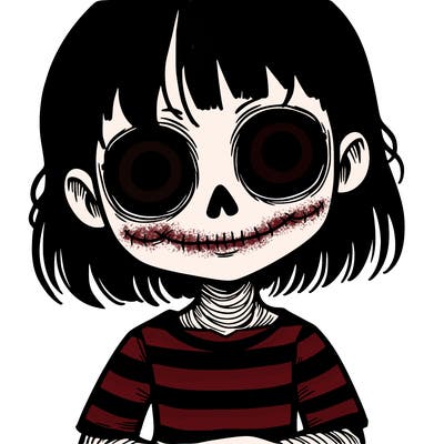 creepy girl