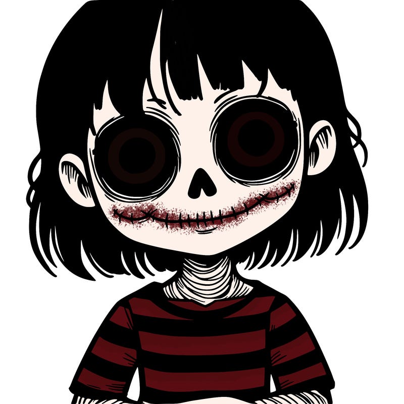 creepy girl