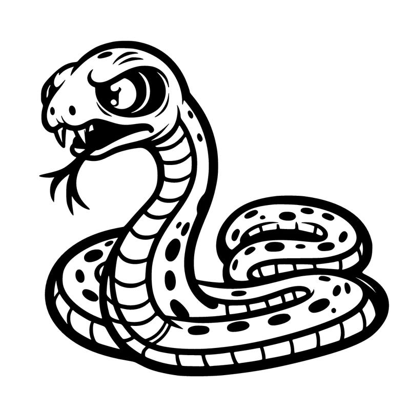 scary snake