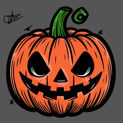 spooky pumpkin