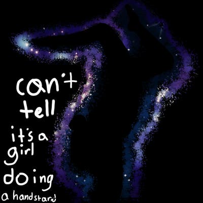 a woman doing a handstand