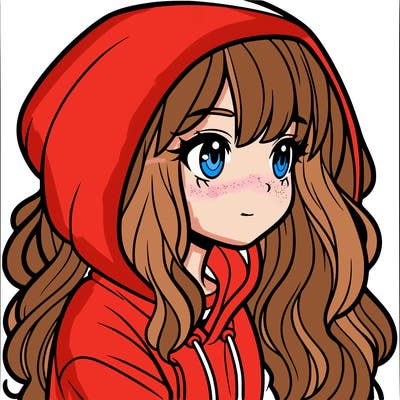 girl in hoodie