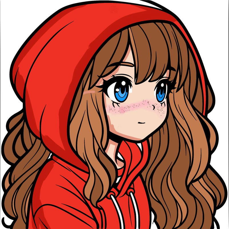 girl in hoodie