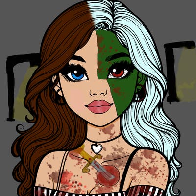 realistic pretty girl