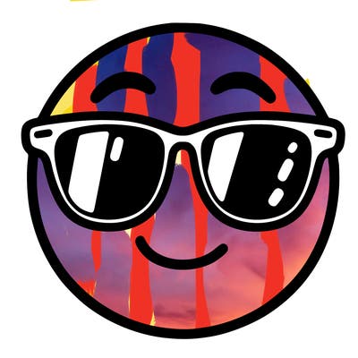 emoji with sunglasses