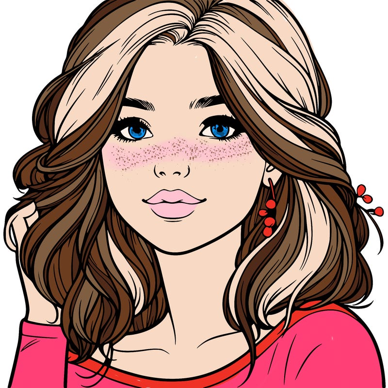 realistic beautiful girl