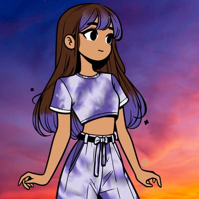 girl in a cute crop top