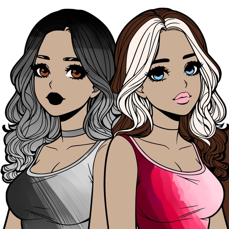 realistic twin sisters