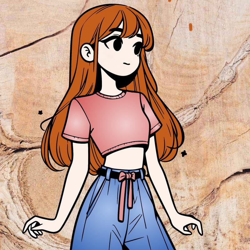 girl in a cute crop top