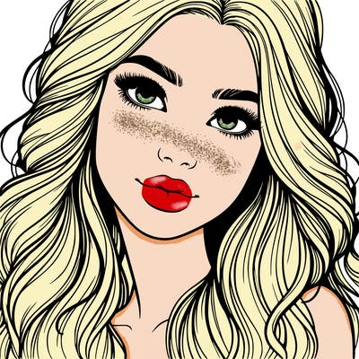 beautiful realistic girl