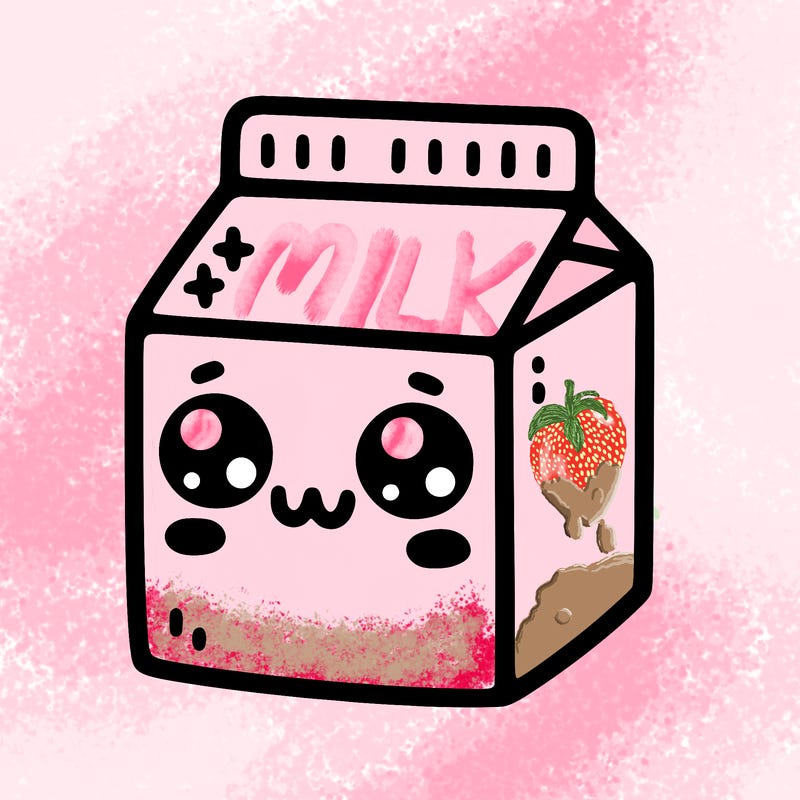 simple and cute a carton of milk for coloring