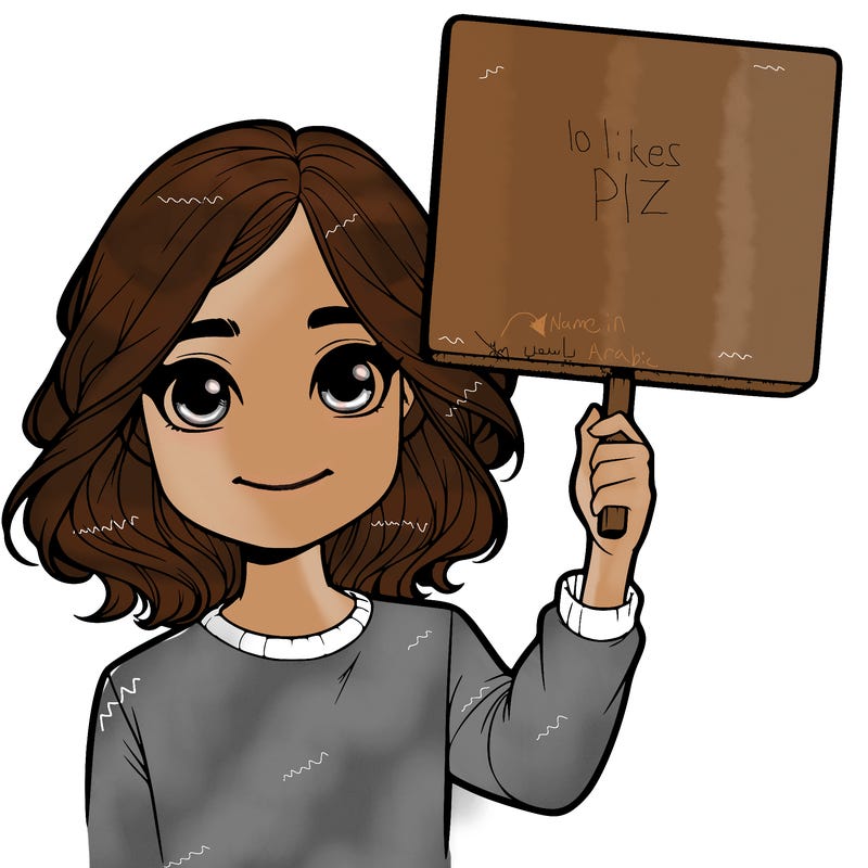 realistic girl holding up a sign