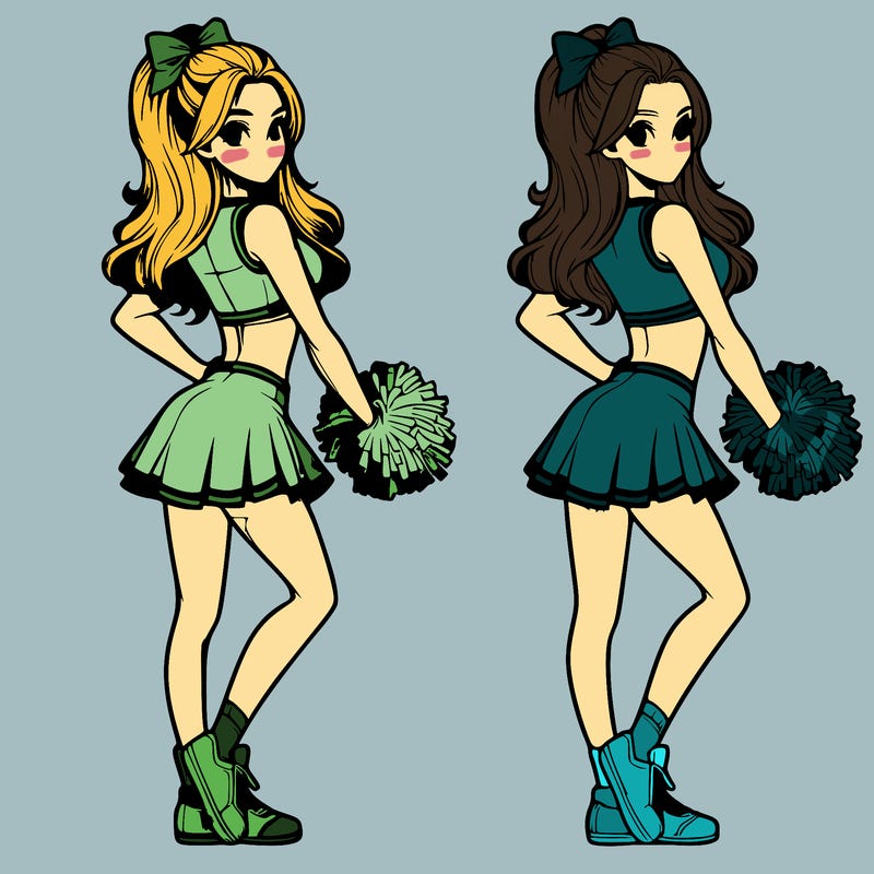 realistic cheerleader
