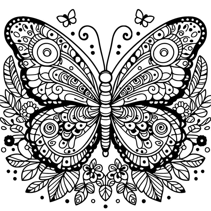 butterfly mandala