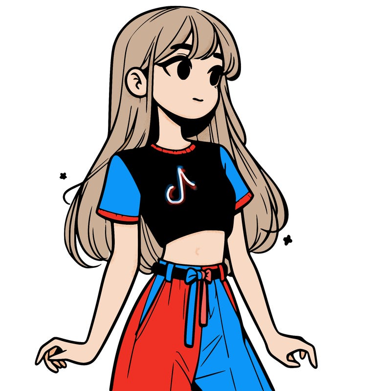 girl in a cute crop top