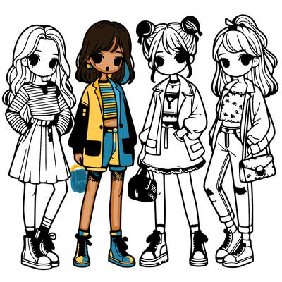 girls with fashion