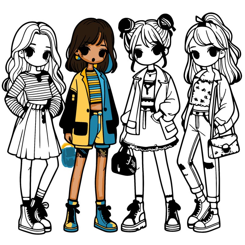girls with fashion