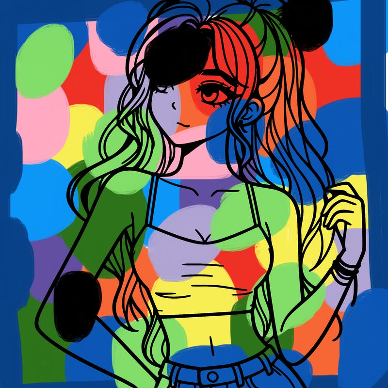 girl in crop top