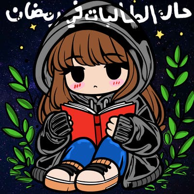 girl in oversized hoodie reading a book