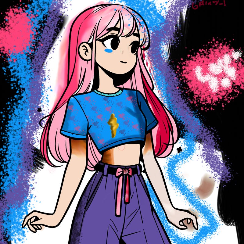 girl in a cute crop top