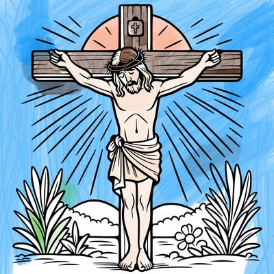 jesus on the cross