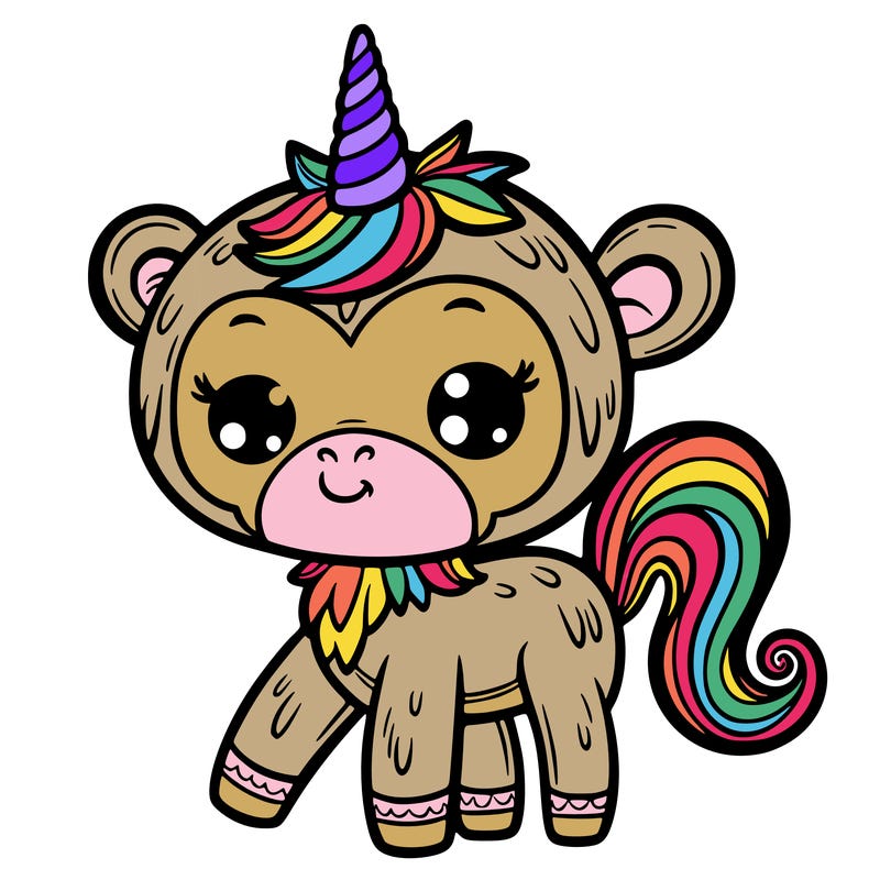 monkey unicorn