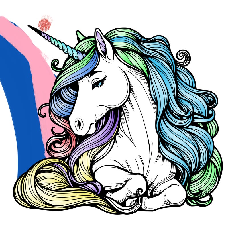 realistic unicorn