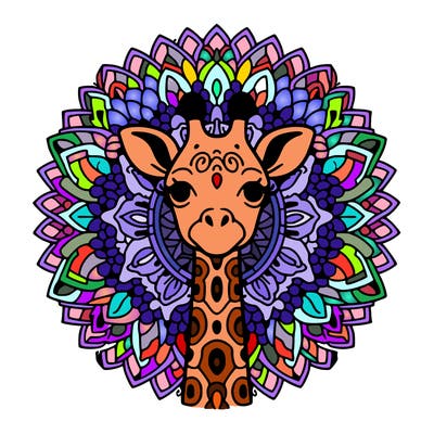 ziraffe mandala