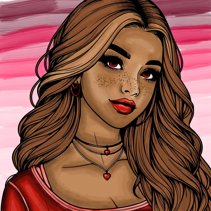 detailed realistic girl