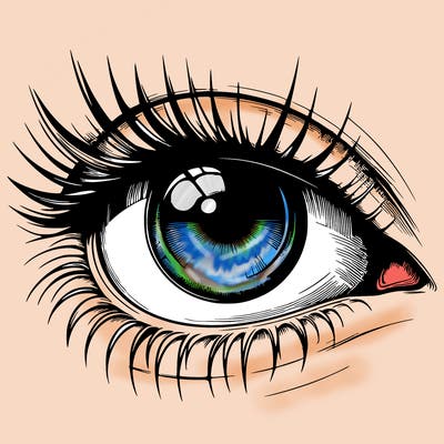 realistic eye