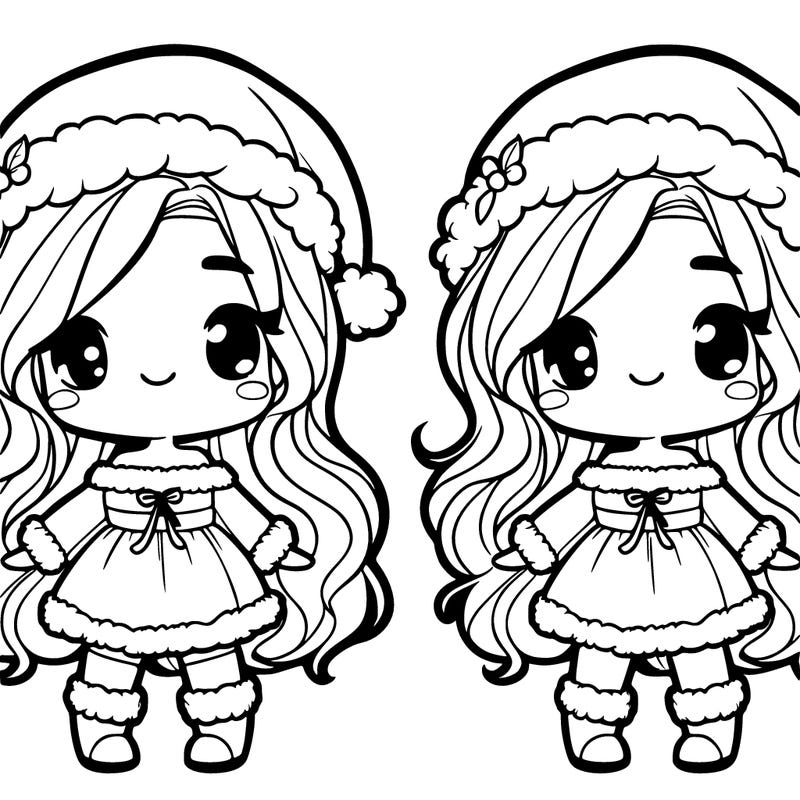 girl in santa outfit