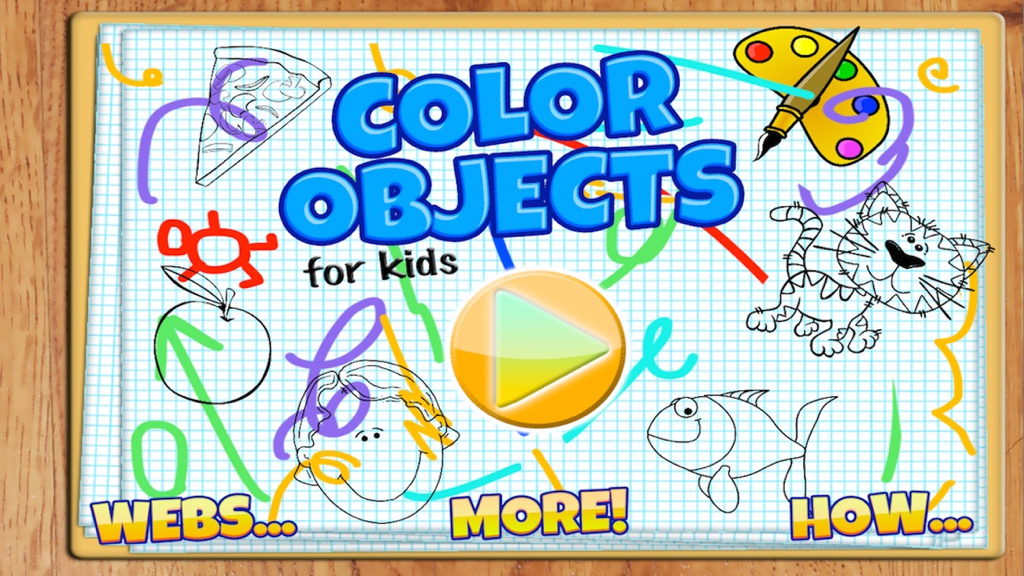 Color Objects For Kids | Creative Drawing & Quiet Coloring Game
