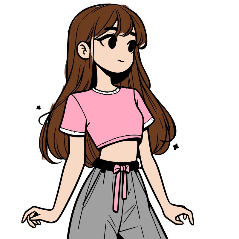 girl in a cute crop top