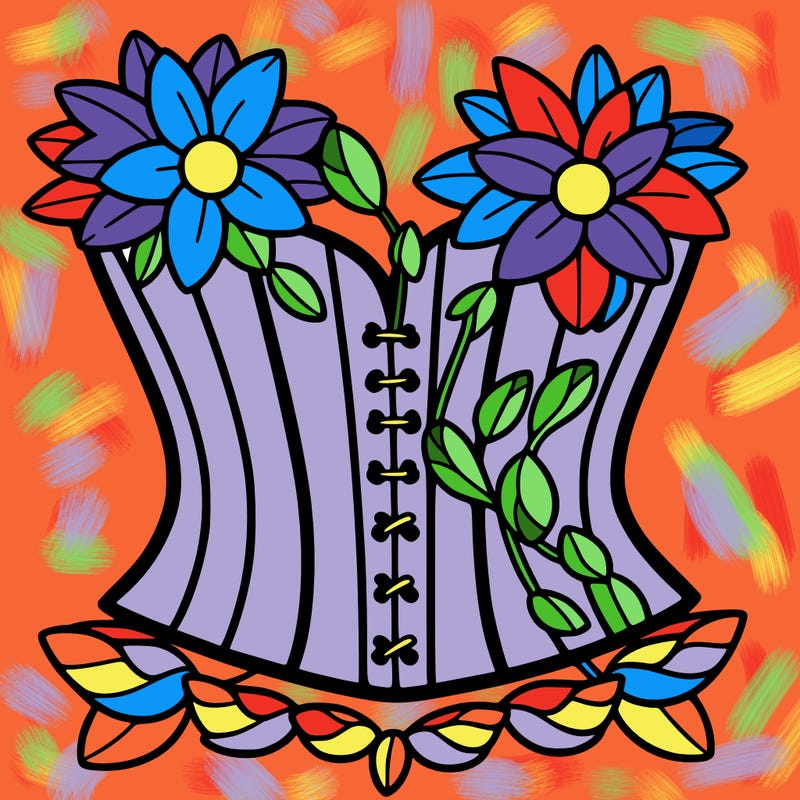flower corset