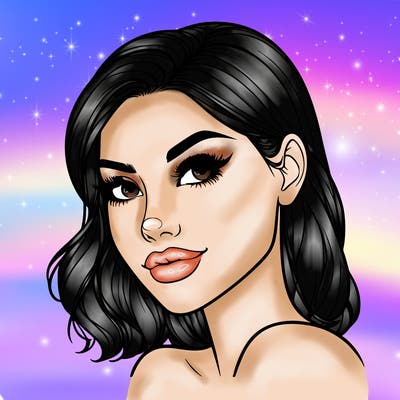 beautiful realistic woman with a face