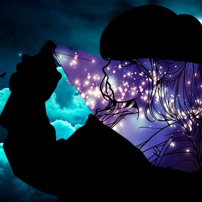 a realistic girl spray, painting