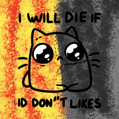 a cat that will die if we don’t get 10 likes