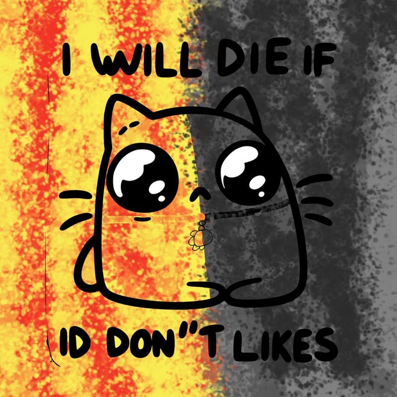 a cat that will die if we don’t get 10 likes