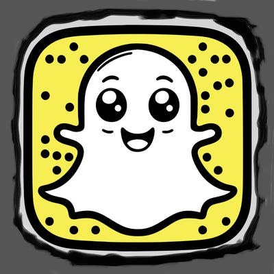 regular snapchat logo
