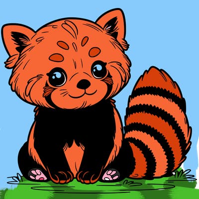 red panda