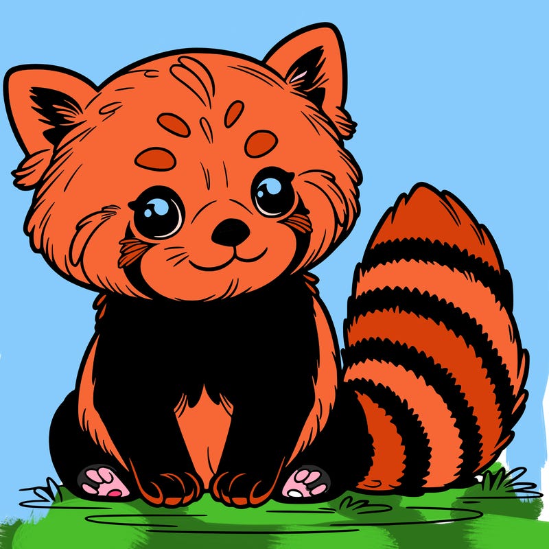 red panda