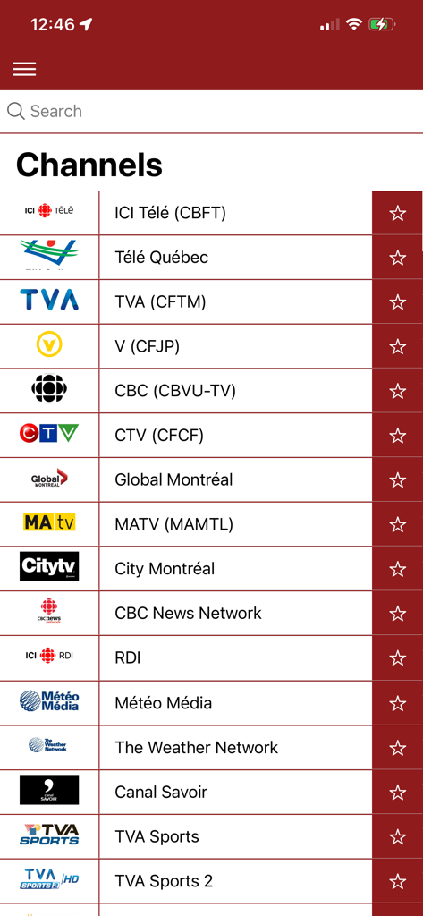 TV-Guide Canada • Listings CA - List of major Canadian television channels in the TV Guide Canada mobile application