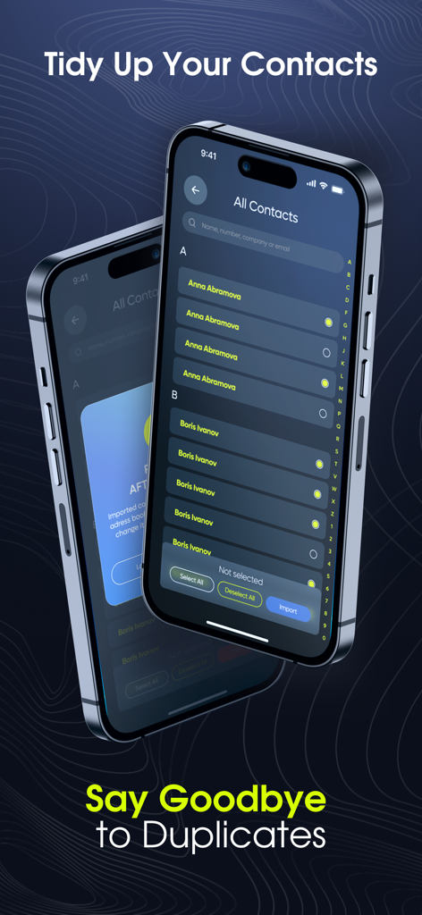 Doctor Shield: Security Boost - Doctor Shield app interface showing the feature to find and remove duplicate contacts from an iPhone.